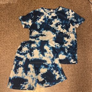 SHEIN outfit, size 11/12 blue & white